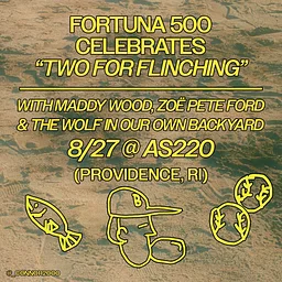 Fortuna 500 + Maddy Wood + Zoe Pete Ford + The Wolf in Our Own Backyard