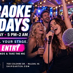 Karaoke Fridays at Shipgarten