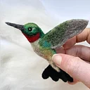 Needle Felting: Bird of the Month: Hummingbird with Erin Carlson