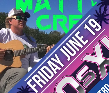 Live Music Matt Lee Crew at 1:00pm & DJ Noegel’s 80’s Party at 6:00pm