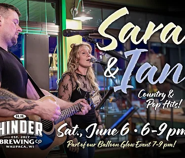 Live Music - Sara & Ian at H.H. HINDER Brewing Co.