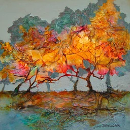 Paint With Colorful Collage Papers Workshop