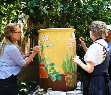 The Art of Painting Nature and Water Conservation
