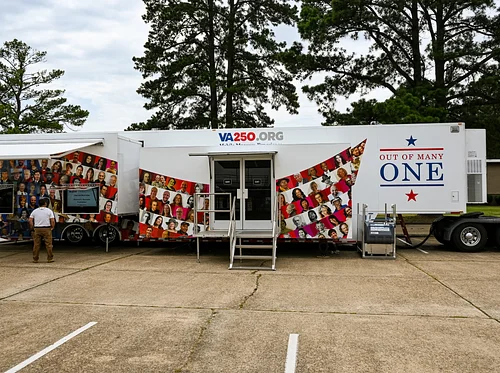 VA250 Mobile Museum Experience Visiting Ker Place