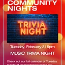 JAS Community Nights – Music Trivia Night