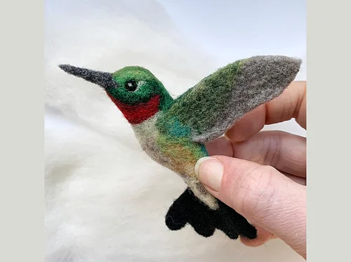 Needle Felting: Bird of the Month: Hummingbird with Erin Carlson