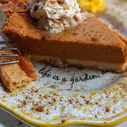 Chai Pumpkin Pie with Maple Whipped Cream