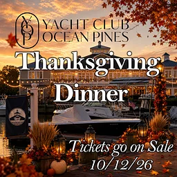 Thanksgiving at The Yacht Club – Tickets go on Sale!