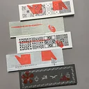Ornamental Letterpress Bookmarks