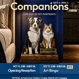 COMPANIONS: LIFE-SIZE 3D PET PORTRAITS by Sue Slick Carlson