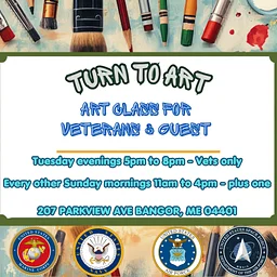 ART CLASS FOR VETERANS & GUEST