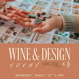 Wine & Design Jewelry Making Class with Figgy Art Studio!