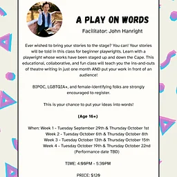 A Play on Words – Four week session