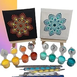 Drop-In Workshop: Mandala Minis with Wood Stand