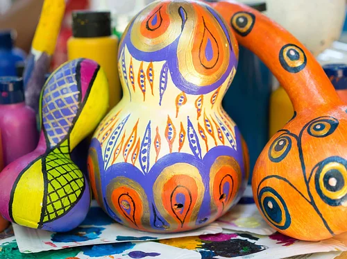 Gourd Painting!