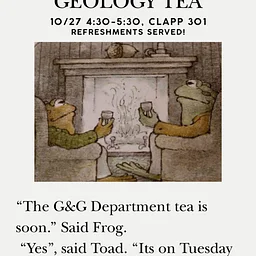 Geology and Geography Department Tea