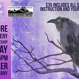Nevermore at The Brewery Watercolor Workshop