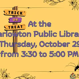 Trick or Treat at the Library!