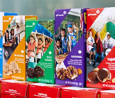 Girl Scout Cookie Booth