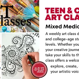 TEEN & COLLEGE ART CLASS – MIXED MEDIA