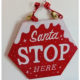 Artistic Creations with Ola: Santa Stop Sign