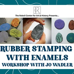 Make Your Own Pendant with Jo Wadler! Rubber Stamping with Enamel Workshop