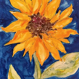 Art with Dana Childs | Sunflower & Sky: A Watercolor Workshop | Monday | October 21st 2026
