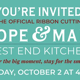 Ribbon Cutting Hope & Main – West End Kitchens