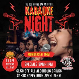 MONDAY KARAOKE NIGHT & SPECIALS