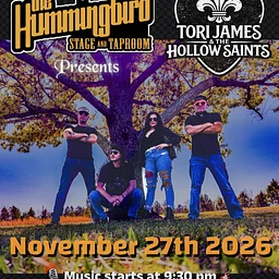 Tori James & the Hollow Saints live at The Hummingbird