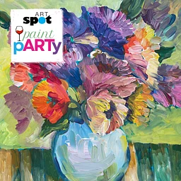 Paint & Sip: Acrylic Flower Bouquets