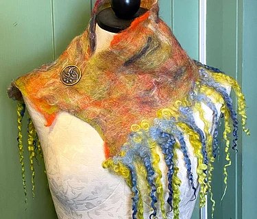 Nuno Felted Wool Cowl – VIRTUAL