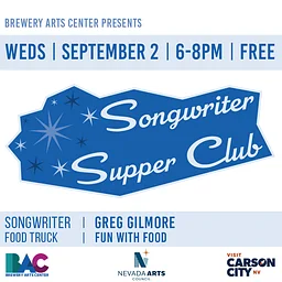 Songwriter Supper Club | Greg Gilmore | Wednesday | September 2nd 2026 | FREE