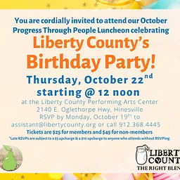 Progress Through People Luncheon – Liberty County’s Birthday Party!