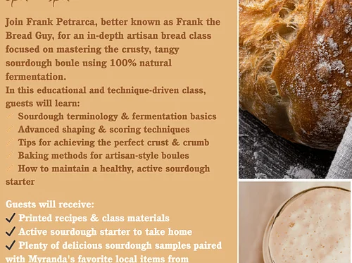 Frank’s Bread Academy: Mastering the Sourdough Boule