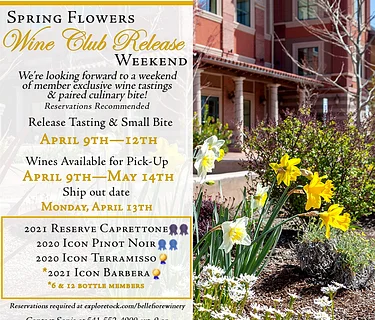 Spring Flowers Wine Club Release