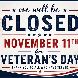 Holiday Closure – Veteran’s Day
