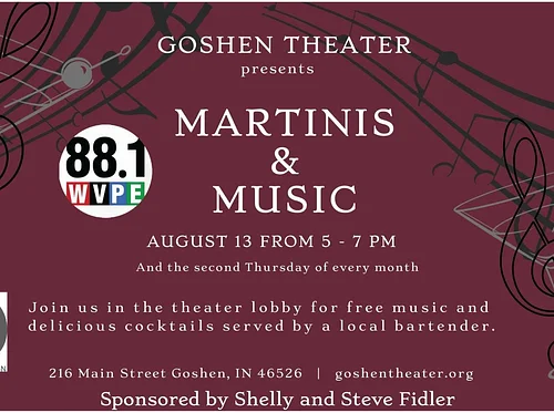 Martinis and Music: August Edition