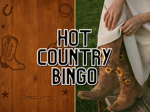 Hot Country Music Bingo