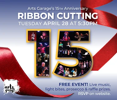 Arts Garage’s 15th Anniversary Ribbon Cutting