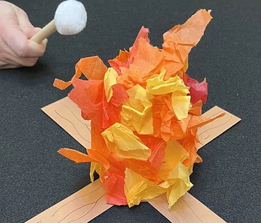 Drop-In Art Workshop (DRAW): Tissue Paper Campfires