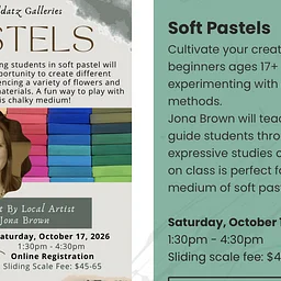 ADULT WORKSHOP: "Soft Pastels with Jona Brown" @ Kaddatz Galleries, Fergus Falls