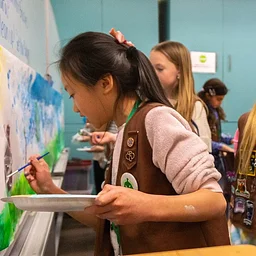 Girl Scouts Brownie Art and Design Badge