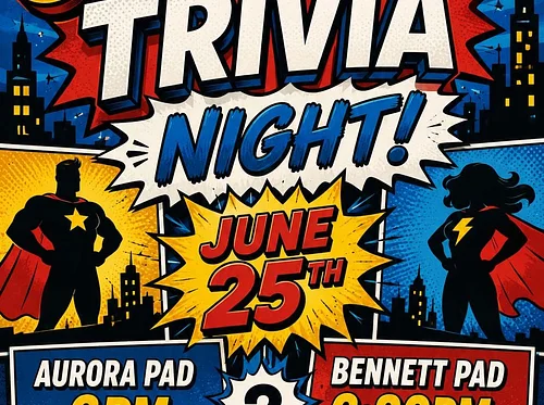 Superhero Themed Trivia Night