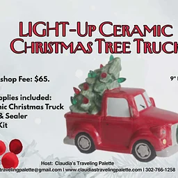 Ceramic Christmas Tree Truck Workshop* November 15th at 12pm