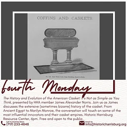 Fourth Monday Program: The History and Evolution of the American Casket: It’s Not as Simple as You Think