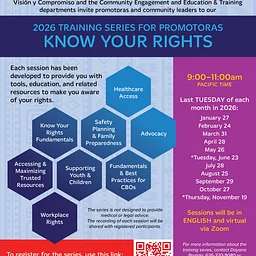 Training Series for Promotoras | Know Your Rights