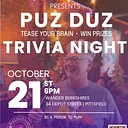 PUZ DUZ TRIVIA NIGHT