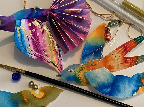 Whimsical Paper Birds Workshop