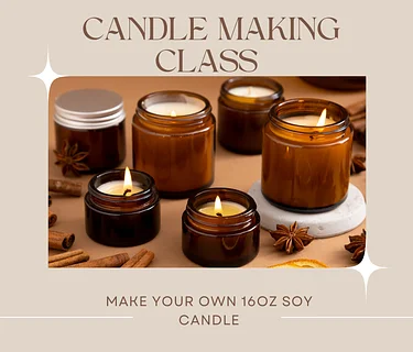 Candle making class at The Vineyard at Hershey!